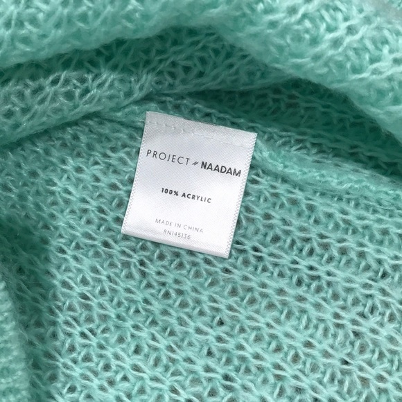 🎁NAADAM Open Knit Bell Sleeve Tied Sweater - Picture 8 of 9